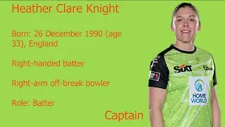 WBBL09 Teams Part 8 - Sidney Thunder