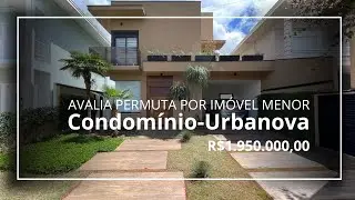 Casa sobrado com quarto no piso t&eacute;rreo no Urbanova Altos da Serra VI, AVALIA PERMUTA
