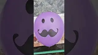 Water Balloon from Rooftop Amazing  😱💥Orange & Red Moustache Balloon | Amazing Fun #asmr #shorts