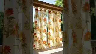 Perfect Outdoor Patio Curtains #shortsvideo #curtain #homedecor #trending