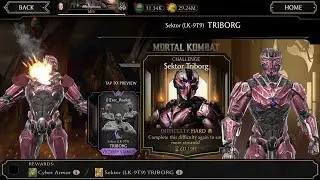 Sektor Triborg Week Challenge || Hard_Mode (Mortal Kombat Mobile)
