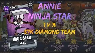 Skullgirls Mobile - Annie Ninja Star - Meaner, Better, Faster, Stronger - Master