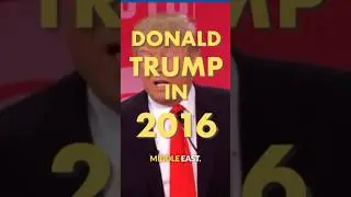 Donald Trump in 2016 vs 2026: