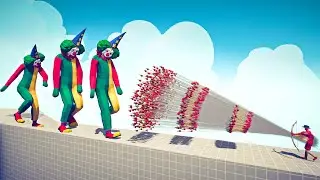 3x CLOWN vs EVERY GOD - Totally Accurate Battle Simulator TABS