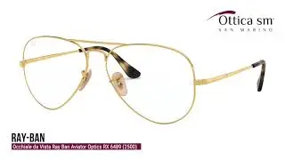 Ray Ban Aviator Optics RX 6489 2500