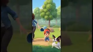 FAMILY DOG PARK DAY! 🐾 (Learn & Play with Us!) #shorts