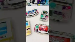 Mirror Clear Custom Gameboy Color Advance #gameboy gameboy #nintendo #gameboyadvance #gameboycolor