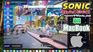 Playing Sonic Racing CrossWorlds On A MacBook at 60fps! (Boosteroid Cloud Gaming)