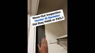 Move-Out Inspection - Hunter St Bachelor | 🕵️&zwj;♂️ PASS ✅ or FAIL ❌?  #rentalproperty #landlord