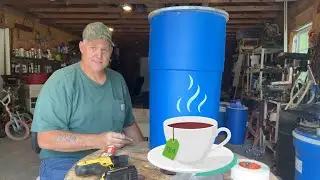 DIY Compost Tea Barrel #homesteading #farming #gardening #garden #food #recycle