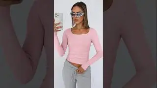 Stylish Y2K Women's Long Sleeve Crop Tops for Winter Fashion Trends! #shorts #viralshorts
