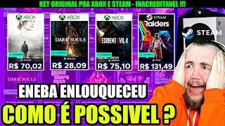 MEU DEUS ! COMO &Eacute; POSSIVEL ? ENEBA com PRE&Ccedil;OS INACREDITAVEIS pro XBOX e STEAM !