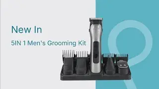 5 in 1 Men&rsquo;s Grooming Kit (PR-3778) &ndash; Perfect for Your Brand