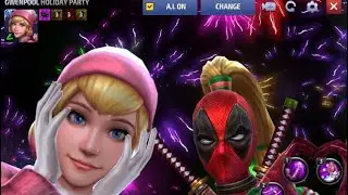 [MFF] Gwenpool new uniform is the best girl!!! Let's build some snowmans.