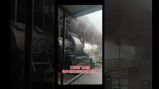 2518How does the rotary kiln operate on rainy days？ #chinapengfei #rotarykiln