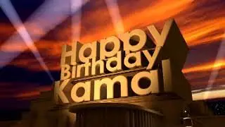 Happy Birthday Kamal