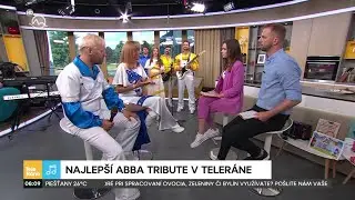 ABBA tribute ABBORN - INTERVIEW - 2.6.2022 - LIVE - Teleráno @tvmarkiza8362