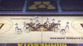 DanceFullOut13 - University of Minnesota Dance Team Pom 2014