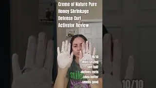 Creme of Nature Pure Honey Shrinkage Defense Curl Activator Review
