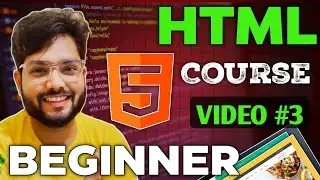 HTML Full Course For Beginners In hindi 🔥|| First HTML Code 