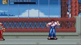 SNES - Brawl Brothers - Playing as Iceman/Dieter