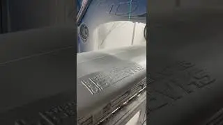 Shapers Fused Blanks Being cut on with Shapers Cutting Wheel on APS3000
