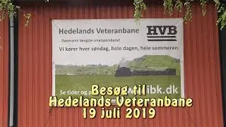 Bes&oslash;g til Hedelands veteranbane 14/7 - 2019