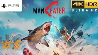 Maneater PS5 Let's Play Chapter 5 &ldquo;Mako War not Love&rdquo; 4K 60fps