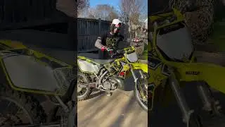 I Put Electric Start On My Dirt Bike #rm250