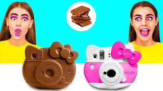 Desafío De Comida Real vs. De Comida Chocolate | Fantástica Batalla En La Cocina CRAFTooNS Challenge