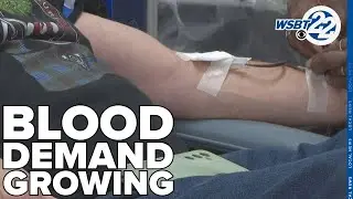 Blood donors in high demand amidst low supply