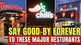 Shocking! These 15 Famous Restaurants That Are CLOSED Nationwide