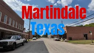 A walking tour of Martindale Texas in 4K
