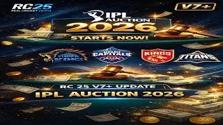 🔴 LIVE | RC 25 V7+ IPL AUCTION 2026 🔥 BIG PLAYERS SOLD 😱