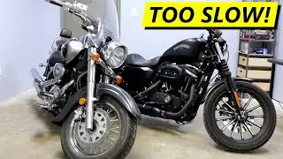 Is a Harley BETTER Than a Metric Cruiser? (Iron 883 v Suzuki Boulevard)
