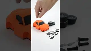 Tooned TOYOTA SUPRA MK5 - 3D printed model kit
