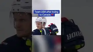 Team USA after losing to Canada 💔