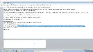 Creating a Cyber Attack - Part 1 (Making a malicious Word document using DDE)