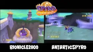 Spyro 3 - Best Score Whilst Skateboarding (AntarticSpyro vs Bionicle2809)