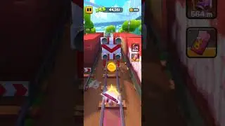 Subway surfers city jake running though the docks and las Vegas 