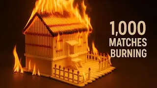 DIY CITY | Why Did I Burn My Matchstick House Craft Right After Building It ?
