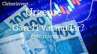 gare11 urgente! fato relevante #bolsadevalores #investimentos #investimentocerto