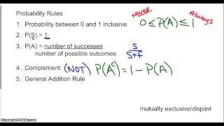 Stats - 5.2 - Probability Rules