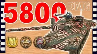 AMX 30 B - 5800 Dmg 3 Kills &bull; WOT Blitz Best Replay&bull;
