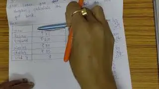 maths class 3 to 5  How to Make Bill explained in detail