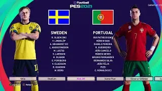 PES 2021 - Sweden vs Portugal - Nations League - Gameplay PC - C.Ronaldo vs Sweden