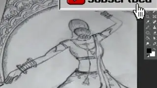 #easy  pencil art #dancing pose