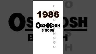 Oshkosh Logo Evolution #oshkosh #kids #clothing #brand