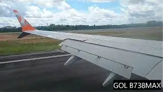 GOL B737MAX8 (PS-GPB)  landing in Manaus from Sao Paulo
