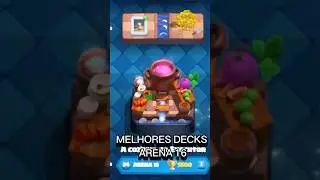 MELHORES DECKS ARENA 16 NO CLAH ROYALE ✅#shorts